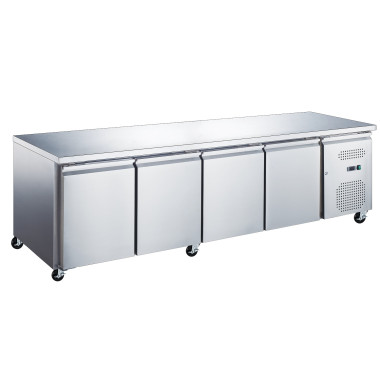 Table réfrigérée - 553L - 223cm - 4 portes - Maxima  au meilleur prix sur Restock CHR