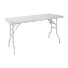 Table de travail pliante inox 1220x610x780mm - Vogue