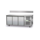 Table réfrigérée positive 3 portes avec dosseret - Fama  au meilleur prix sur Restock CHR