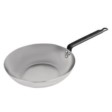 Wok en acier carbone 280mm - Vogue