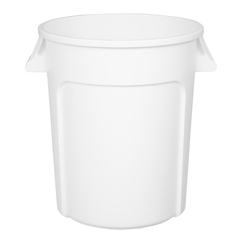 Conteneur rond blanc 76L - Vogue