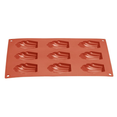 Plaque de 9 moules à madeleine en silicone - Vogue