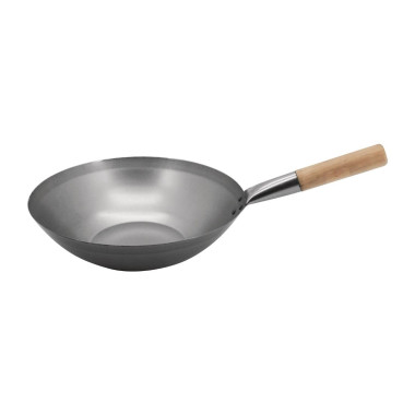 Wok en acier doux 330mm - Vogue