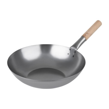 Wok en acier doux 35,6 cm - Vogue
