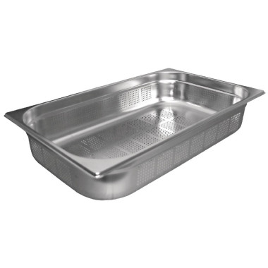 Bac Gastronorme inox perforé GN 1/1 65mm - Vogue