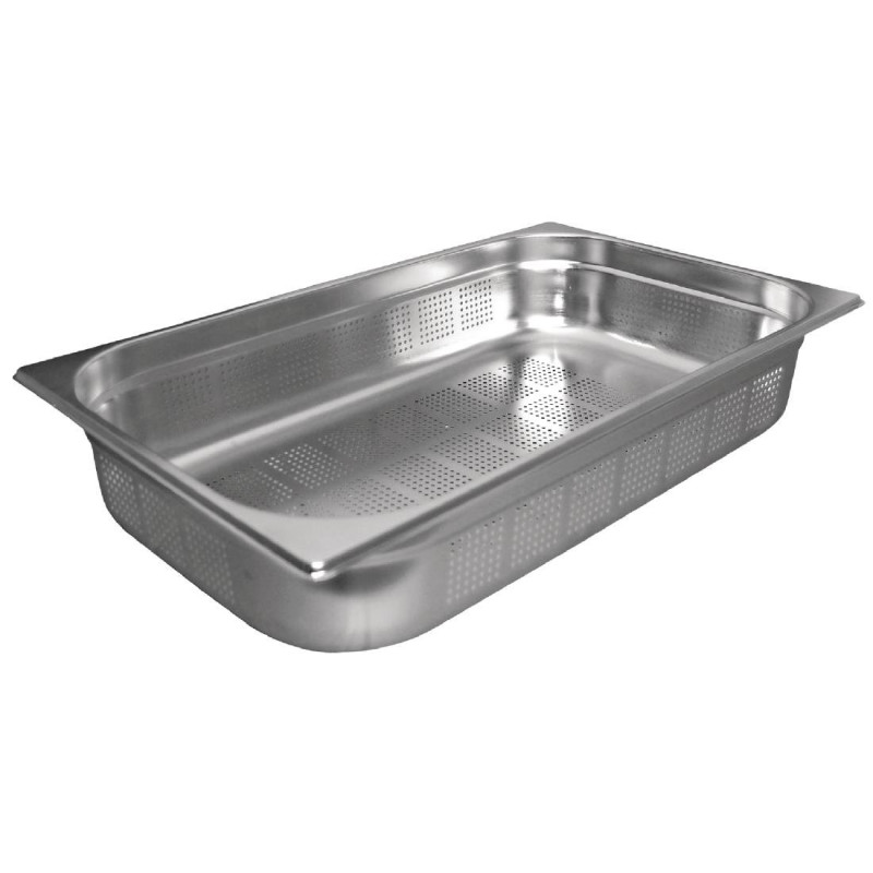 Bac Gastronorme inox perforé GN 1/1 65mm - Vogue