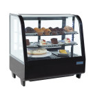 Vitrine réfrigérée de comptoir 100L Série C noire - Polar