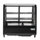 Vitrine réfrigérée de comptoir 100L Série C noire - Polar