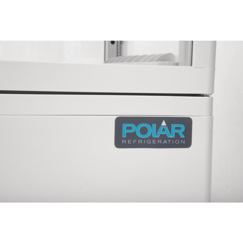 Vitrine réfrigérée économe en énergie série C blanche 68L - Polar