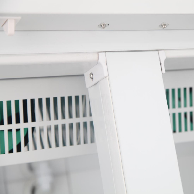 Armoire réfrigérée positive double porte Série C blanche 744L - Polar