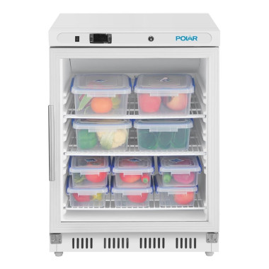 Vitrine réfrigérée positive dessous de comptoir Série C 150L blanc - Polar