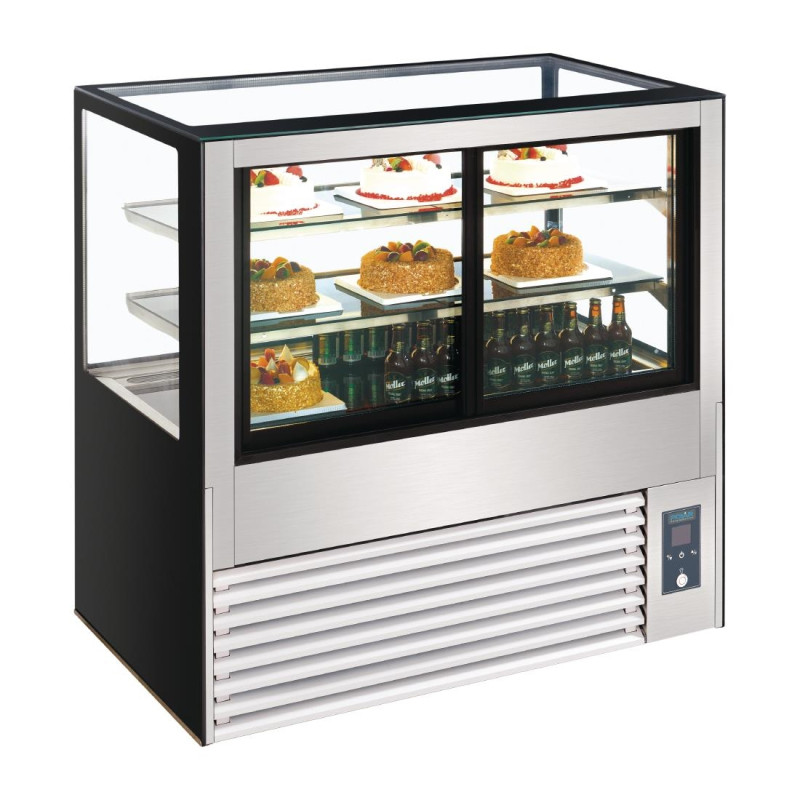 Vitrine service arrière réfrigérée Série U 1200mm - Polar