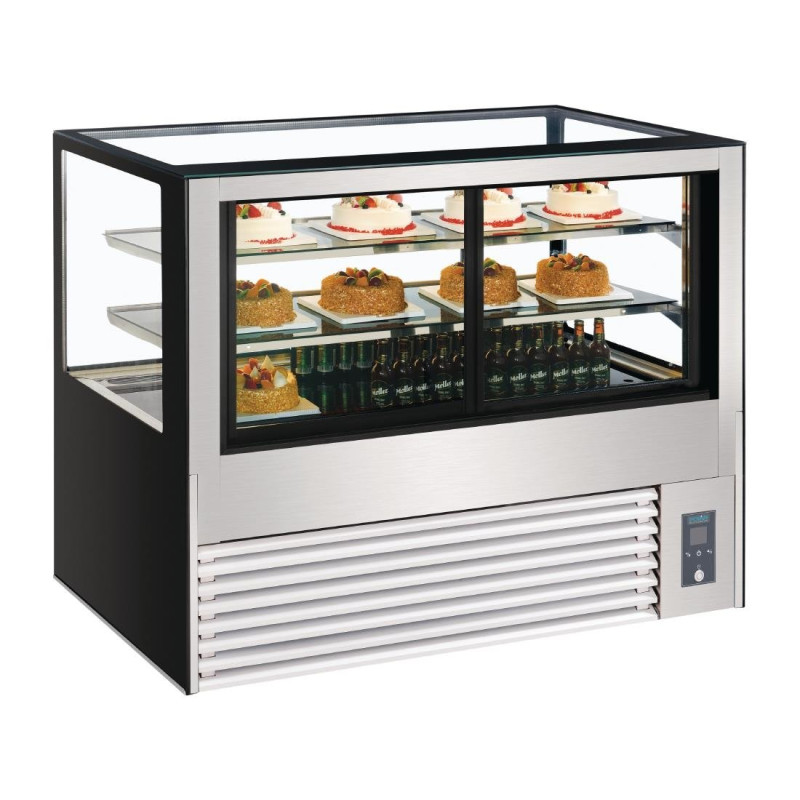 Vitrine service arrière réfrigérée Série U 1500mm - Polar
