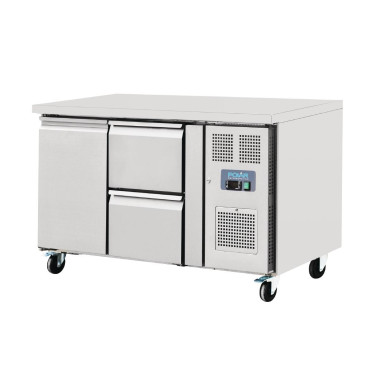 Table réfrigérée 1 porte 2 tiroirs 228L Série U - Polar