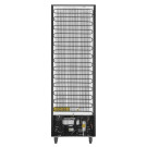 Vitrine réfrigérée positive avec caisson lumineux Série G 218L noire - Polar