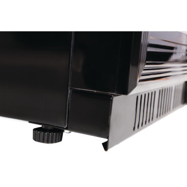 Arrière-bar une porte pivotante Série G noir 138L - Polar