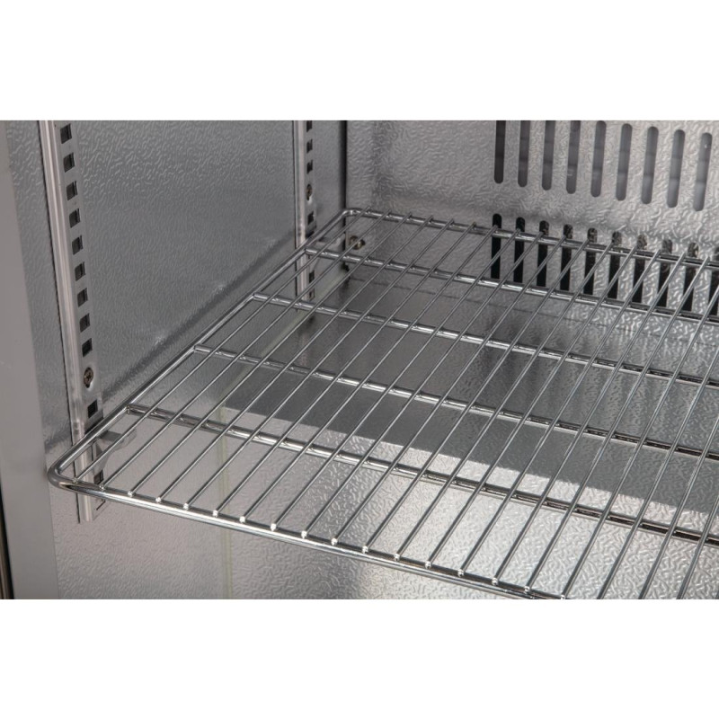 Arrière-bar trois portes pivotantes Série G inox 330L - Polar