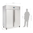 Armoire réfrigérée négative GN 2 portes 1300L Série U - Polar