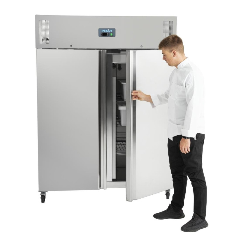 Armoire réfrigérée négative GN 2 portes 1300L Série U - Polar