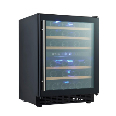 Réfrigérateur à vin à double zone - 133 l - porte en verre - 595x588x(h)820mm - Finedine  au meilleur prix sur Restock CHR
