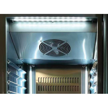 Armoire Congélateur GN2/1 QNG 6 - 546L Écologique R290 Porte Verre LED Fermeture Auto - Cool Head  au meilleur prix sur Restock 