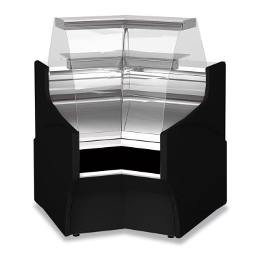 Angle fermé 45° neutre vitre basse ? noir - Diamond  au meilleur prix sur Restock CHR