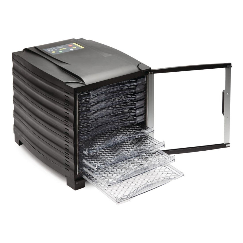 Déshydrateur 10 plateaux avec minuterie et porte - Buffalo
