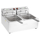 Friteuse électrique double avec minuterie 2x5L - Buffalo