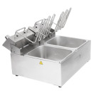 Friteuse électrique double avec minuterie 2x5L - Buffalo