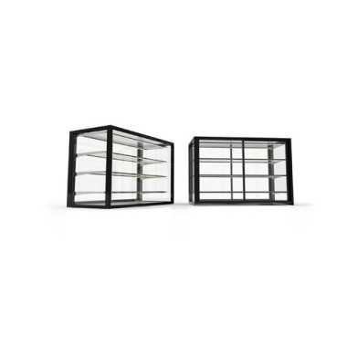 Vitrine Neutre Integra - 1000 mm - 2 Étagères - Sur Comptoir - Sayl  au meilleur prix sur Restock CHR