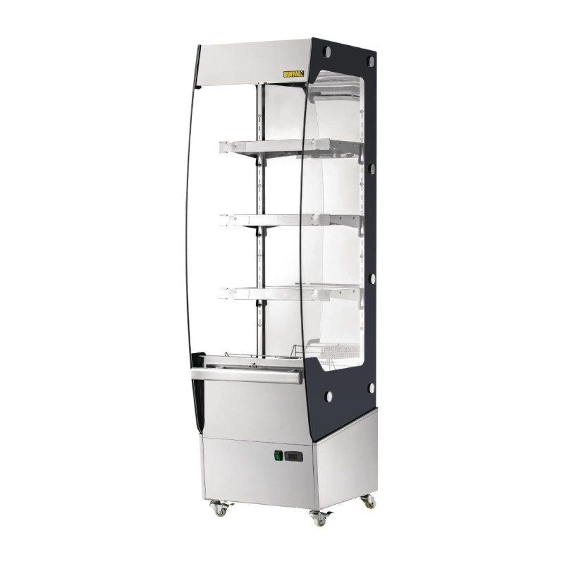 Vitrine libre-service chauffante slim - Buffalo