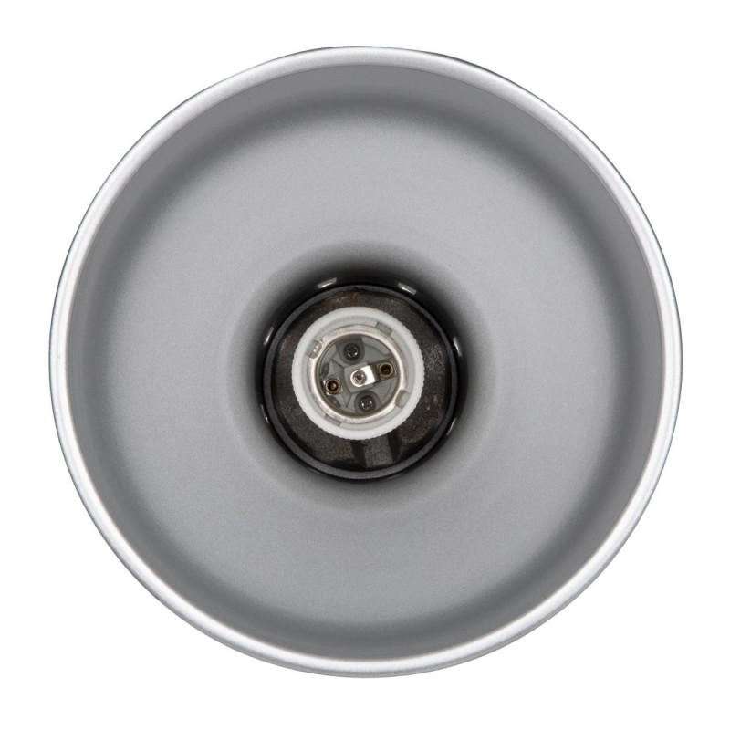 Lampe chauffante rétractable finition métal brossé - Buffalo