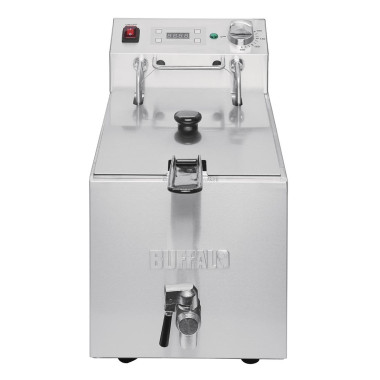 Friteuse simple - 1 x 8L 2,9kW avec minuterie - Buffalo