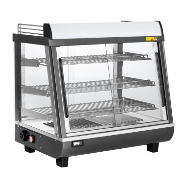 Vitrine chauffante portes avant et arriere 96L - Buffalo