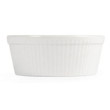 Plats À Gratin Ronds Blancs 134mm (Lot de 6) - Olympia