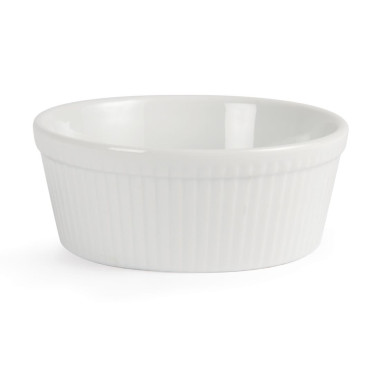 Plats À Gratin Ronds Blancs 134mm (Lot de 6) - Olympia