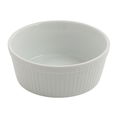 Plats À Gratin Ronds Blancs 134mm (Lot de 6) - Olympia