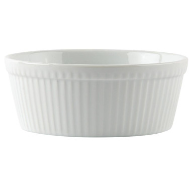 Plats À Gratin Ronds Blancs 134mm (Lot de 6) - Olympia