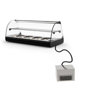 Vitrine à Tapas Réfrigérée Standard - 1190 mm - 2 Étagères - Groupe à Distance CP - Sayl  au meilleur prix sur Restock CHR