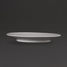 Soucoupes Élégantes Whiteware 148mm (Lot de 12) - Olympia