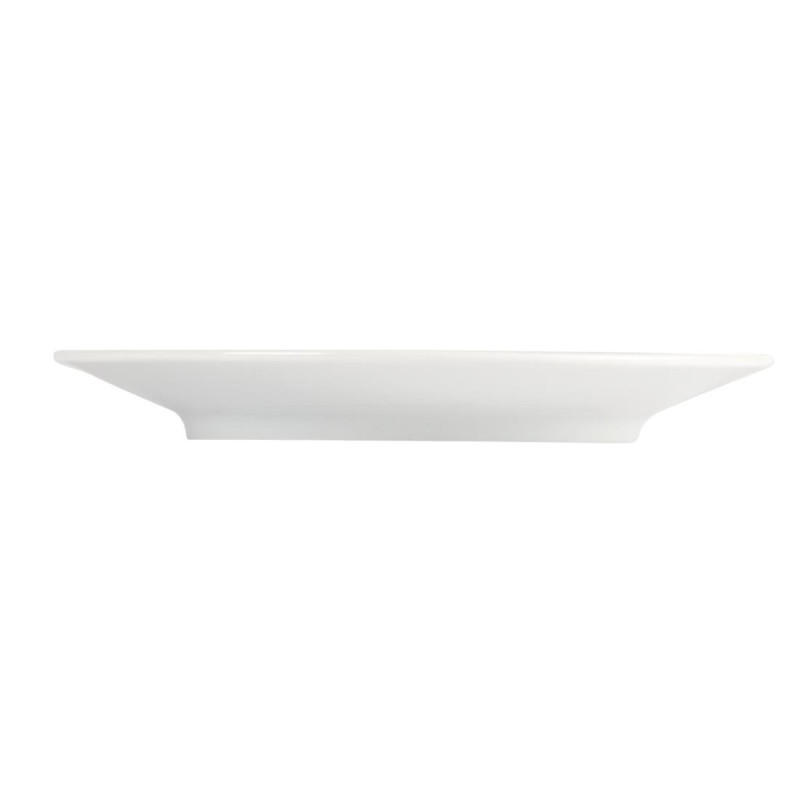 Soucoupes Élégantes Whiteware 148mm (Lot de 12) - Olympia