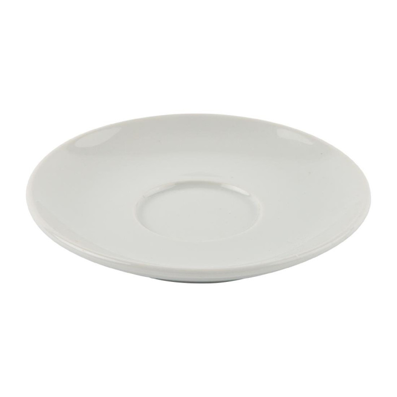 Soucoupes Élégantes Whiteware 148mm (Lot de 12) - Olympia
