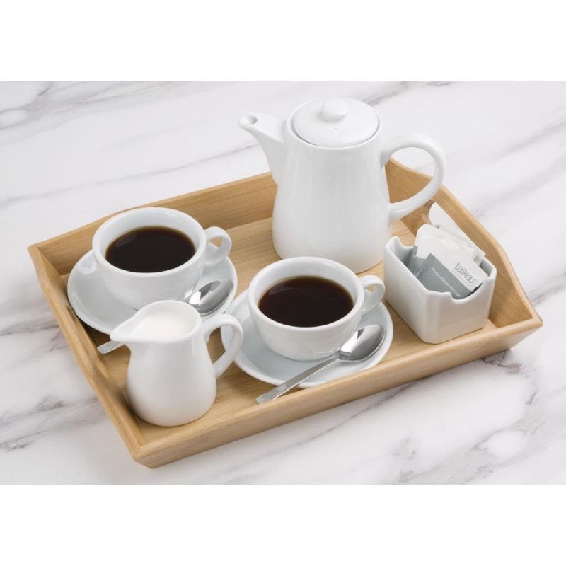 Soucoupes Élégantes Whiteware 148mm (Lot de 12) - Olympia