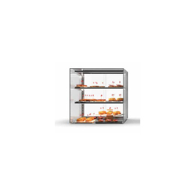Vitrine Neutre avec Etagères Réglables - P.600mm et H.515mm - Sayl  au meilleur prix sur Restock CHR