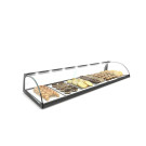 Vitrine Neutre Expo Curvé - 1190 mm - 2 Niveaux - Sayl  au meilleur prix sur Restock CHR