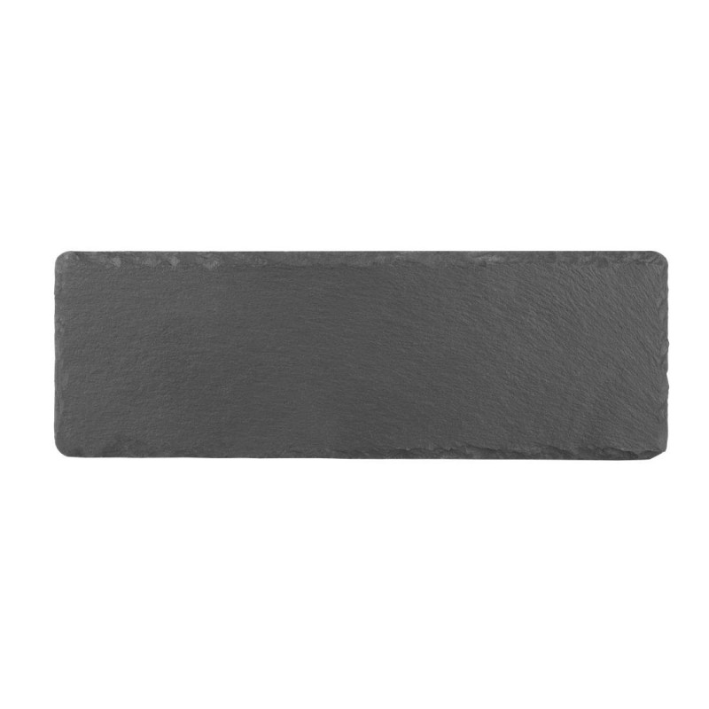 Plateau de présentation en ardoise naturelle 300x100mm (Lot de 4) - Olympia