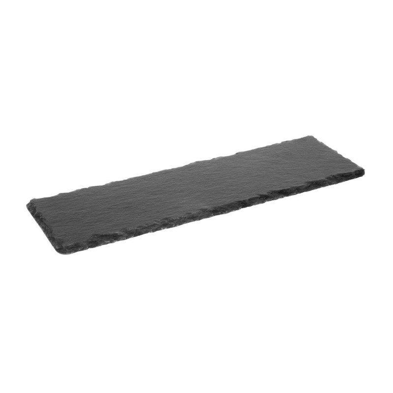 Plateau de présentation en ardoise naturelle 300x100mm (Lot de 4) - Olympia