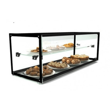 Vitrine Neutre Expo Plano - 920 mm - Moyenne - 2 Niveaux - Sayl  au meilleur prix sur Restock CHR