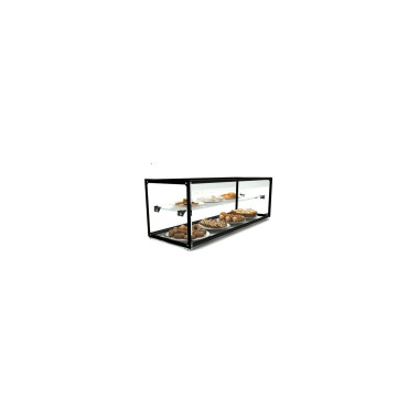 Vitrine Neutre Expo Plano - 920 mm - Moyenne - 2 Niveaux - LED - Sayl  au meilleur prix sur Restock CHR