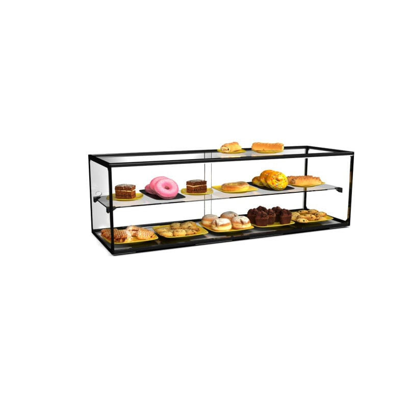 Vitrine Neutre Expo Plano - 555 mm - Petite - 2 Niveaux - LED - Sayl  au meilleur prix sur Restock CHR